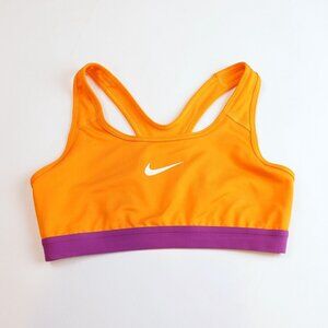 Nike Dri-Fit Sports Bra Racerback Orange Purple - Medium